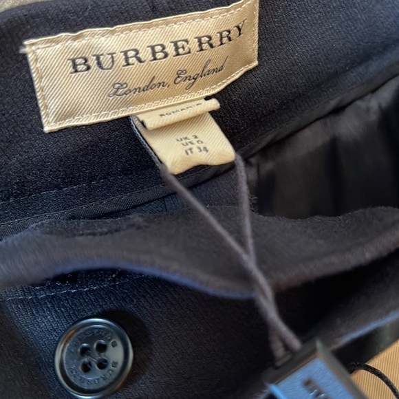 Burberry London England women’s size US 0 (UK 2) black dress pant trouser - Picture 4 of 15